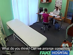 FakeHospital Short haired hottie has no insurance but has a very tight pussy