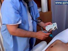 Lauras full body gyno examination by old doctor