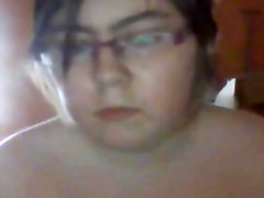 Chubby nerd cute webcam