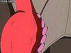 Hentai blonde fucked by tentacles