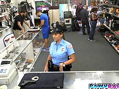 Lady police officer sucks him off so very fine 