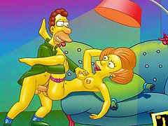 Hardcore Simpsons cartoon slideshow