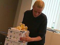 Its Christmas and Sophie Moone is opening her presents. How do you think, what her friends prepared this time She loves various sex toys and probably there will be one