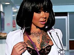 Johnny Sins nails tattooed nurse Julia Bond