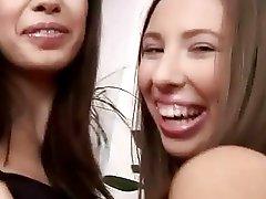 Beautiful teens having lesbian anal fun