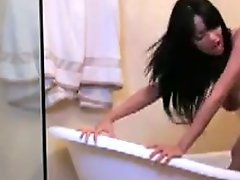 Bathroom porno nearby oustanding boob latina GF Anissa Kate
