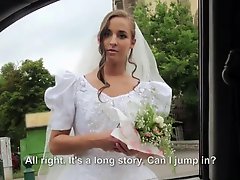 Dumped bride Amirah Adara outdoor fuck