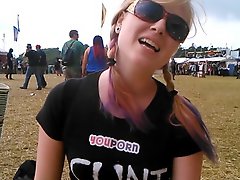 YouPorn Girl Video Blog #17 - Satine Does Download Festival