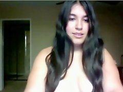 Chubby mexican teen shows and masterbates