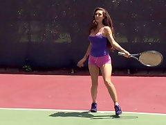 Bailey, Danica and Melissa Get a Hot Party after a Tennis Match