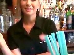 Pretty euro chick fucked for cash while working at the coffee shop