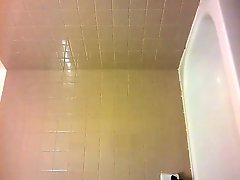 Fat wife self shot video in the bathroom