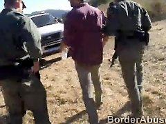 Babes pussy pounded by border officer