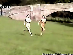 British Teens Naked Run