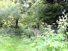 Amateur - Cute Puffy Teen fucked in the woods