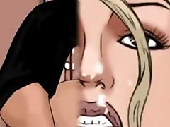 Britney Spears nude by Sinful Comics celebrity porn cartoons
