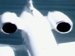 The best ever stewardess Asa Akira sucks passengers cocks during the long flight