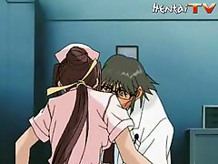 Hentai doctor uses his big tool on one of his nurses