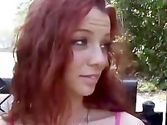 Redhead Is Seduced By Neighbor And Get Her Pussy Sucked