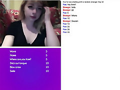 Stacked Swedish girl flashes bra and panties on omegle