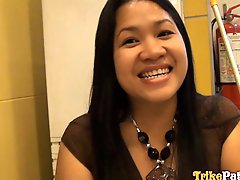 Filipina blowjob and a fuck with her 