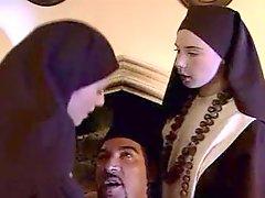 Slutty nuns banged by a horny priest