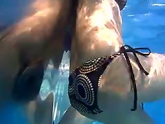 Underwater hidden sexy girl