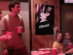 Two guys tag teamed amateur college girl in the dorm room