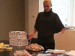 Super hot and sweet blonde Sophie Moone opens her Christmas presents by her ex boyfriends, lovers and fans. She got many interesting presents and looks great.