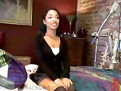 Amateur Asian bitch gets a surprise when she finds out how much she like the sybian 