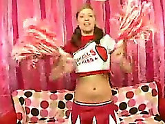 Teen cheerleader Nicole Ray fucks a starnger