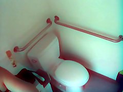A girl caught masturbating in toilet 3 by twistedworlds