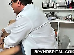 Skinny teen physical exam hidden cam footage