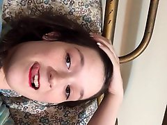 18 year old girl finger fucking herself until she cums then spankin dat ass