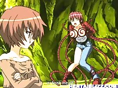 Hentai girl caught and sexual attack by tentacles
