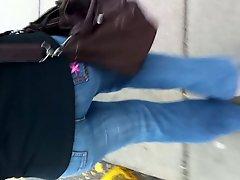 Latina mexican candid ass girls djean walking montreal