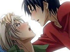 Anime gays having a hot love affair