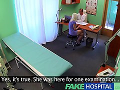 FakeHospital Horny blonde milf wants doctors cum inside her