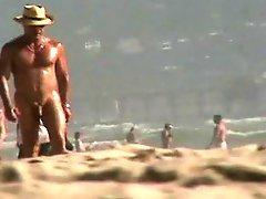 Naked guys at the beach
