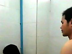 Asian Teen Creampie Accident In The Shower