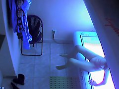 Voyeur webcam nude girl in solarium part22