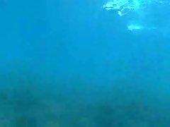 Scuba diving sex filmed underwater