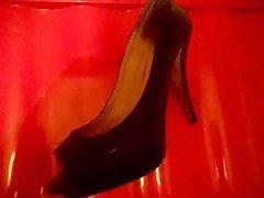 Wife black shoes heels schuhe shoejob