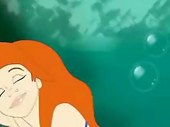 Ariel is shagged big by king triton
