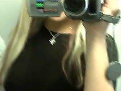 Filming herself masturbate on train