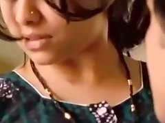 Charming Desi brunette lures dude and kisses him before being fucked