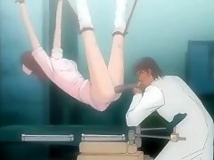 Sexy hentai scene with awesome tied brunette