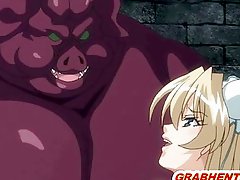 Hentai with bigtits monsters gangbanged and h
