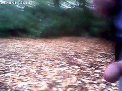 Cock Flash In The Woods