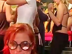 High-heeled blonde with a beautiful body enjoying a hardcore anal fuck